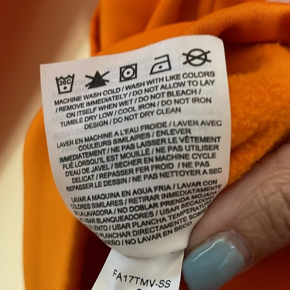 Nike Golf Orange Fleece Quarter-zip Pullover Size Small - Picture 5 of 5